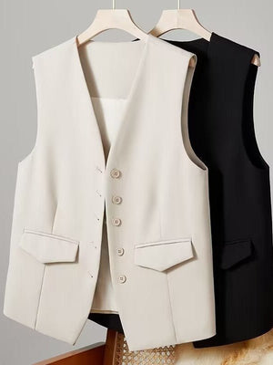 Suit vest Fashionable Trendy Waistcoat for Women - Negative Apparel