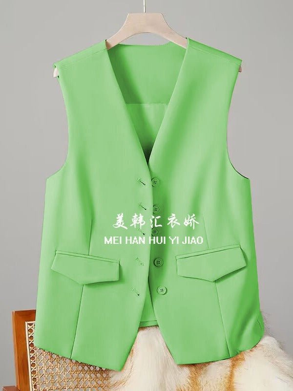 Suit vest Fashionable Trendy Waistcoat for Women - Negative Apparel