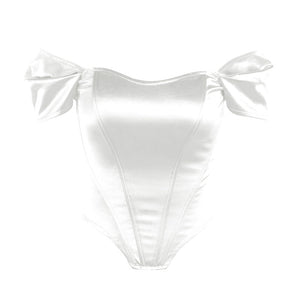 Summer fishbone waist tube top vest - Negative Apparel