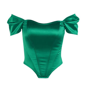 Summer fishbone waist tube top vest - Negative Apparel