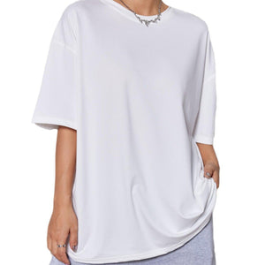 Summer medium and long multi - color half - sleeved casual versatile large - size T-shirt - Negative Apparel