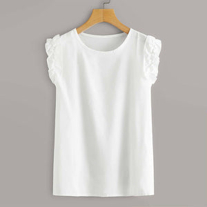 Summer new vacation style Amazon crew neck shirt women's clothing - Negative Apparel