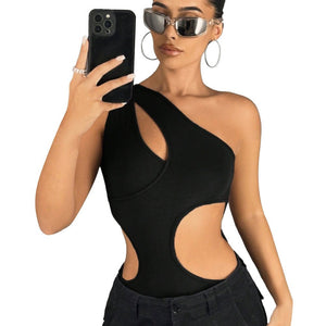 Summer new women's tapered bodysuit - Negative Apparel