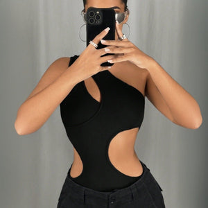 Summer new women's tapered bodysuit - Negative Apparel