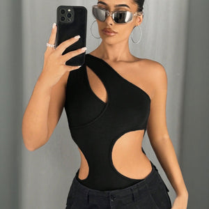Summer new women's tapered bodysuit - Negative Apparel
