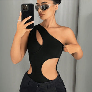 Summer new women's tapered bodysuit - Negative Apparel