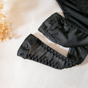 Summer suspenders sxy lace hollow body shaping jumpsuit ladies sxy underwear all - match outfit - Negative Apparel