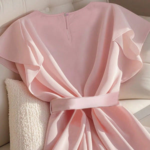 summer temperament short - sleeved thin shirt strap jumper - Negative Apparel