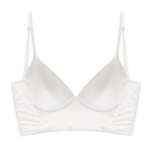 Summer versatile underwear for women with thin style, U - shaped vest style, soft steel ring, side breasts, bra - Negative Apparel