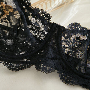 Suspender lace perspective sxy lingerie bra set - Negative Apparel