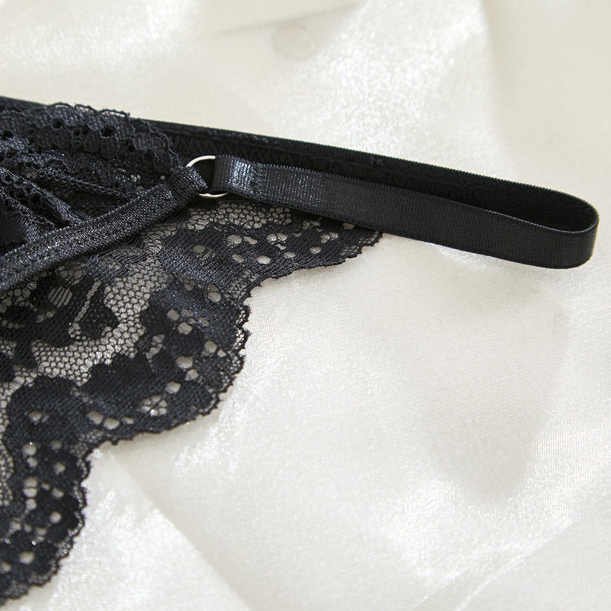 Suspender lace perspective sxy lingerie bra set - Negative Apparel