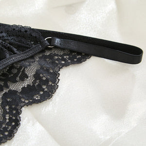 Suspender lace perspective sxy lingerie bra set - Negative Apparel