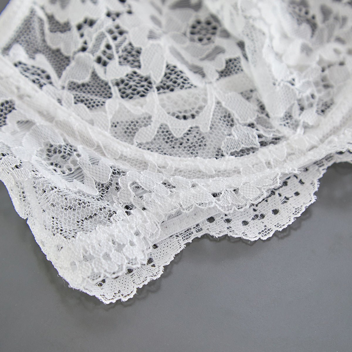 Suspender lace perspective sxy lingerie bra set - Negative Apparel