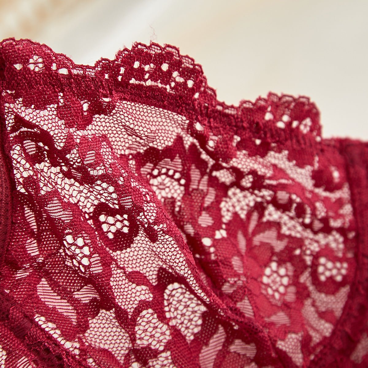 Suspender lace perspective sxy lingerie bra set - Negative Apparel