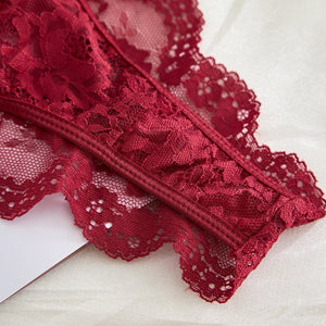 Suspender lace perspective sxy lingerie bra set - Negative Apparel