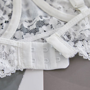 Suspender lace perspective sxy lingerie bra set - Negative Apparel