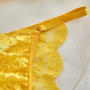 Suspender lace perspective sxy lingerie bra set - Negative Apparel