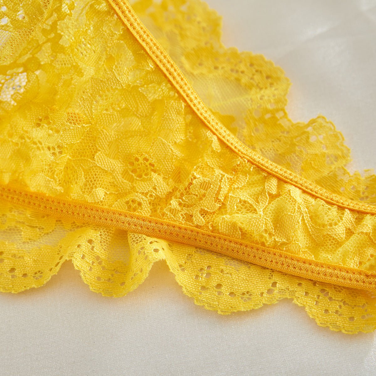 Suspender lace perspective sxy lingerie bra set - Negative Apparel