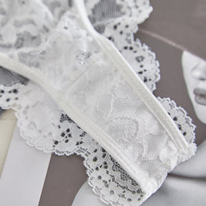 Suspender lace perspective sxy lingerie bra set - Negative Apparel