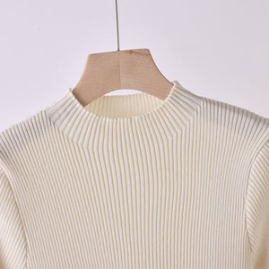 Sweater knitted two - piece set medium and long set skirt - Negative Apparel