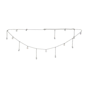 Sweet and cool style hot girl pearl waist chain necklace - Negative Apparel