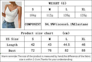 Swing collar knitted high elastic suspender tops - Negative Apparel