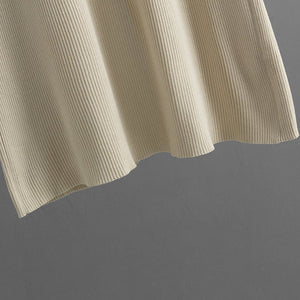 Sxy knitted suspender dress 2025 summer new style solid color back slit dress - Negative Apparel