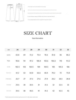 Tencel cotton wide - leg jeans women's 2025 summer thin high - waisted thin soft drape casual straight - leg pants - Negative Apparel