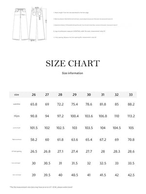 Tencel hemp wide - leg jeans women's summer new denim blue non - fading casual and thin straight - leg pants - Negative Apparel