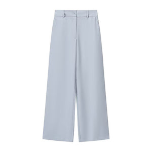 The Azure Heirloom | Beaded Vest & High - Waist Straight Trousers - Negative Apparel