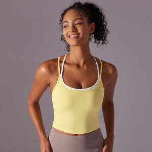 The Bare Bliss | Women's Seamless High - Neck Sports Bra - Negative Apparel