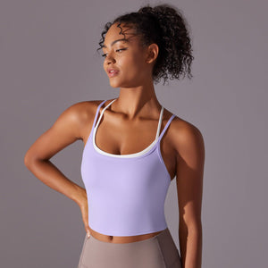 The Bare Bliss | Women's Seamless High - Neck Sports Bra - Negative Apparel