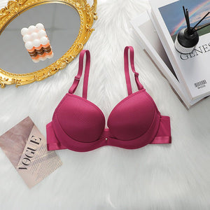 The Crimson Lift | Women's Smooth Underwire Push - Up Bra - Negative Apparel