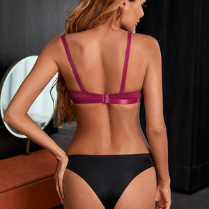 The Crimson Lift | Women's Smooth Underwire Push - Up Bra - Negative Apparel