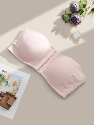 The Gravity Defier | Front - Buckle Strapless Seamless Bandeau - Negative Apparel