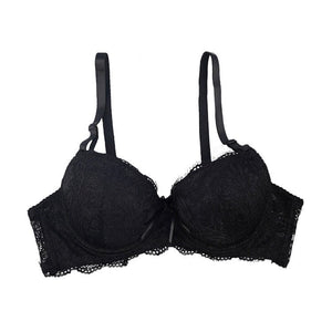 The Lace Butterfly | Women's Lace Underwire Push - Up Bra - Negative Apparel