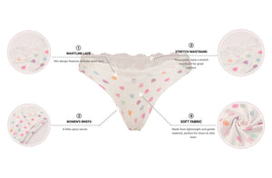 The Lace Dipped Thong | High - Stretch Snatched V - Cut Thong - Negative Apparel