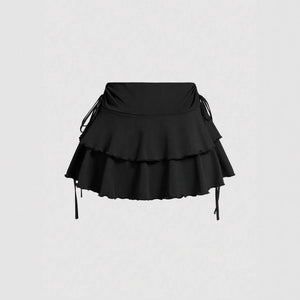 The Pleated Commuter | Women's High - Waist Pleated Half Skirt – Summer 2025 - Negative Apparel