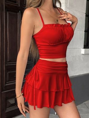 The Pleated Commuter | Women's High - Waist Pleated Half Skirt – Summer 2025 - Negative Apparel
