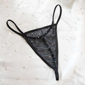 The Scarlet Muse | French Lace & Sequin Mesh Nightgown - Negative Apparel