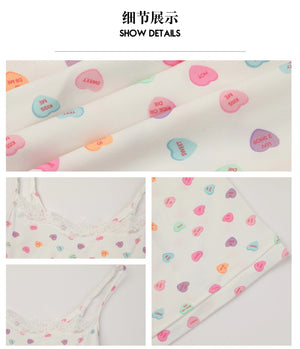 The Sculpt Longline Slip | Heart Print Body - Contouring Maxi - Negative Apparel