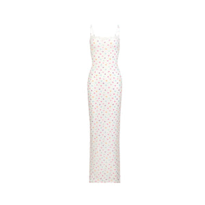 The Sculpt Longline Slip | Heart Print Body - Contouring Maxi - Negative Apparel