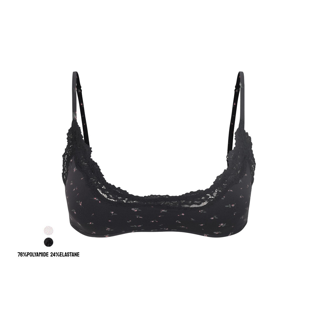 The Sculpt Scoop Bralette | Lace Body - Contouring Crop - Negative Apparel
