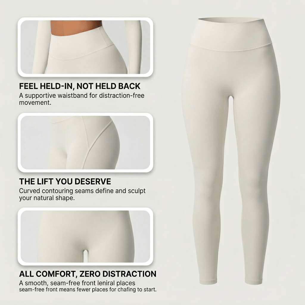 The Sculpted Seamless Trousers | Pro - Level Breathable Activewear Collection - Negative Apparel