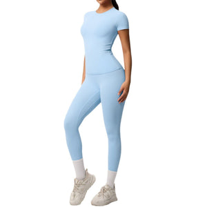 The Sculpted Seamless Trousers | Pro - Level Breathable Activewear Collection - Negative Apparel
