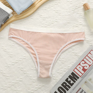 The Stripe Comfort | Women's Striped Mid - Rise Cotton - Blend Panties - Negative Apparel