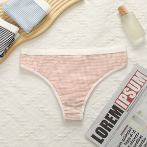 The Stripe Comfort | Women's Striped Mid - Rise Cotton - Blend Panties - Negative Apparel