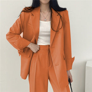 Thin Niche Stylish Two Pieces Suit Set - Negative Apparel