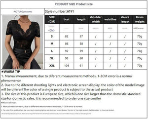 V - neck solid color lace sexy T-shirt slim and thin top women's clothing - Negative Apparel