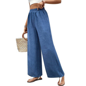 Versatile casual pants wide - leg straight trousers thin - Negative Apparel